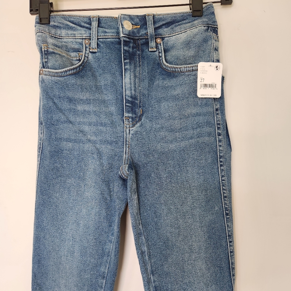 NWT Free People Raw High Rise Jegging Sierra Sz 27 - Picture 8 of 14